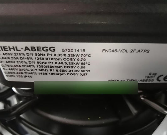 ONE  ZIEHL-ABEGG Axial Fan FN045-VDL.2F.A7P2 Fast delivery Quality Assurance