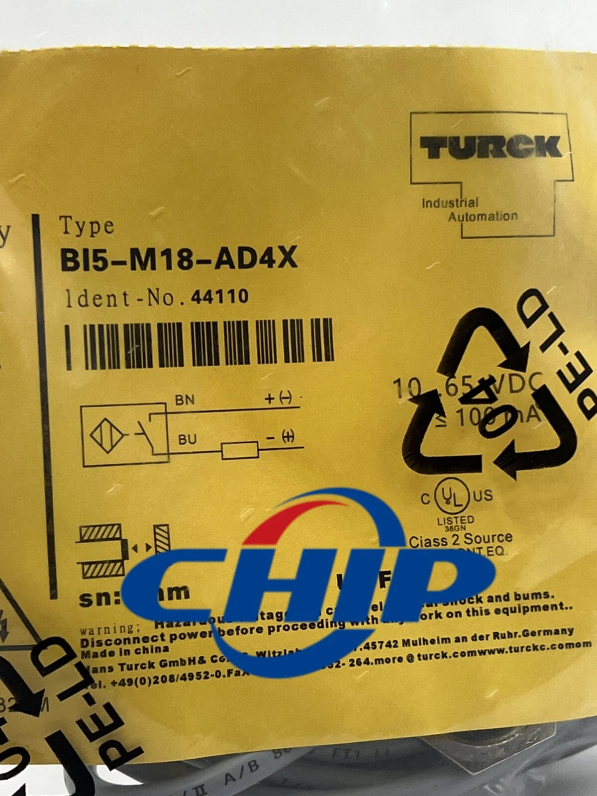 1PCS  TURCK Photo-electric BI5-M18-AD4X Sensor&Proximity Switch #P