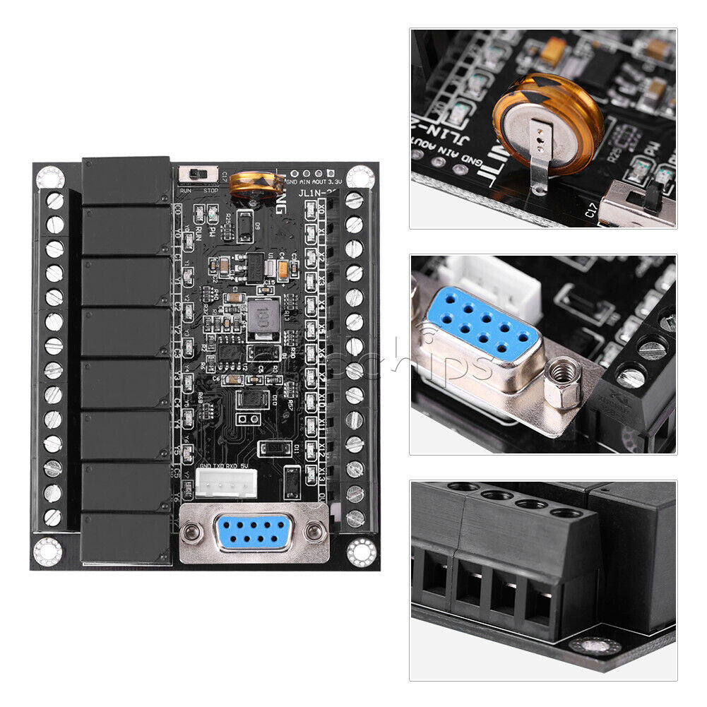 PLC Regulator FX1N-20MR Industrial Control Board Relay Programmable Controller