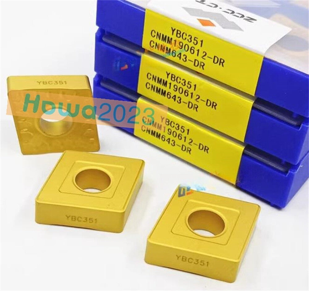 10Pcs/box CNMM190612-DR YBC351 CNMM643-DR CNC Turning Blade Carbide Inserts