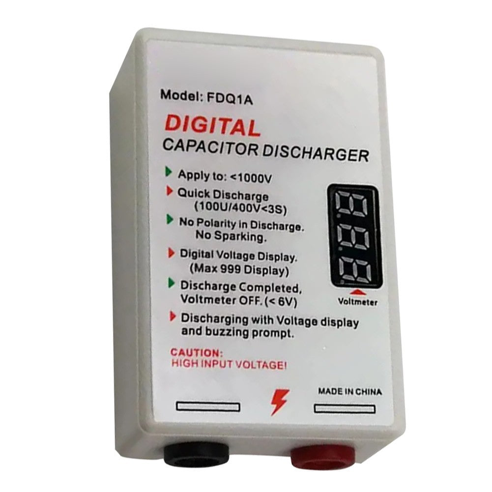 Electrician Voltage Tool 1000V Discharger ABS Material For Capacitors 5-1000V