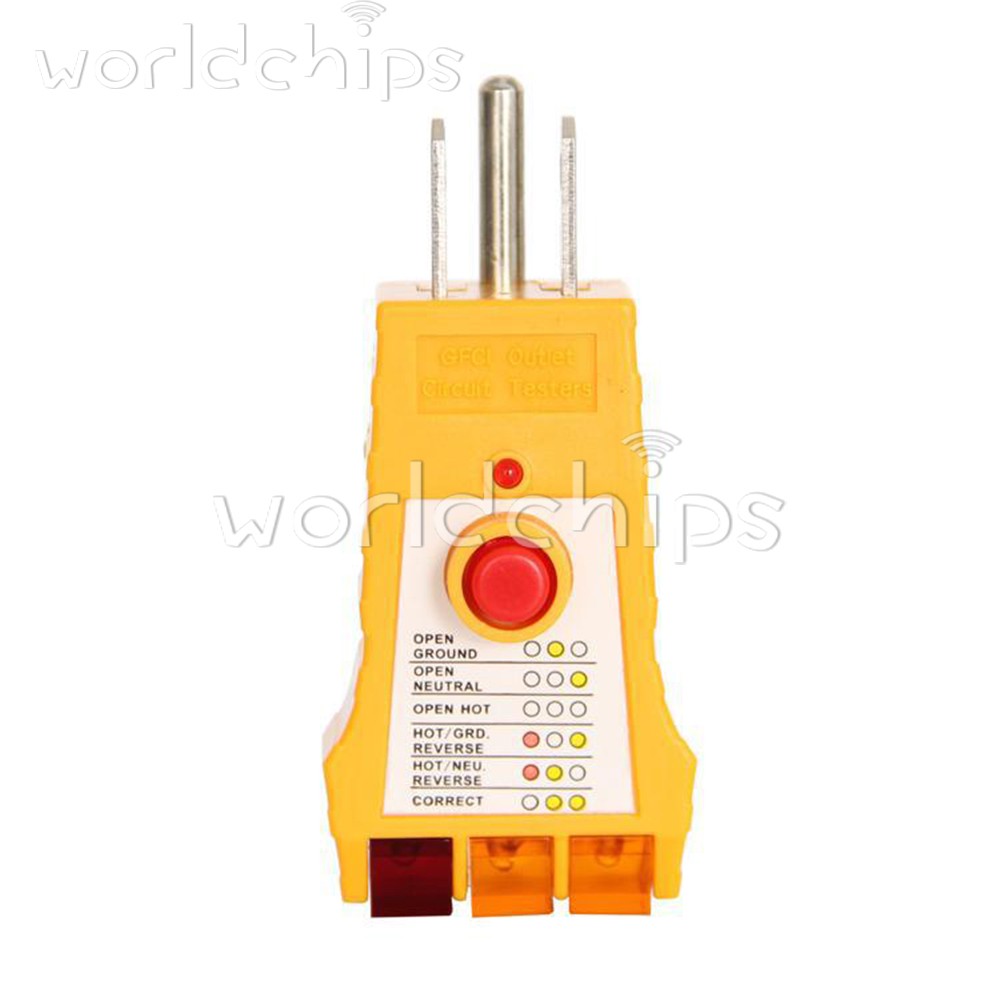10pcs Electrical Socket Power leakage Tester w/ GFCI Check Receptacle Tester