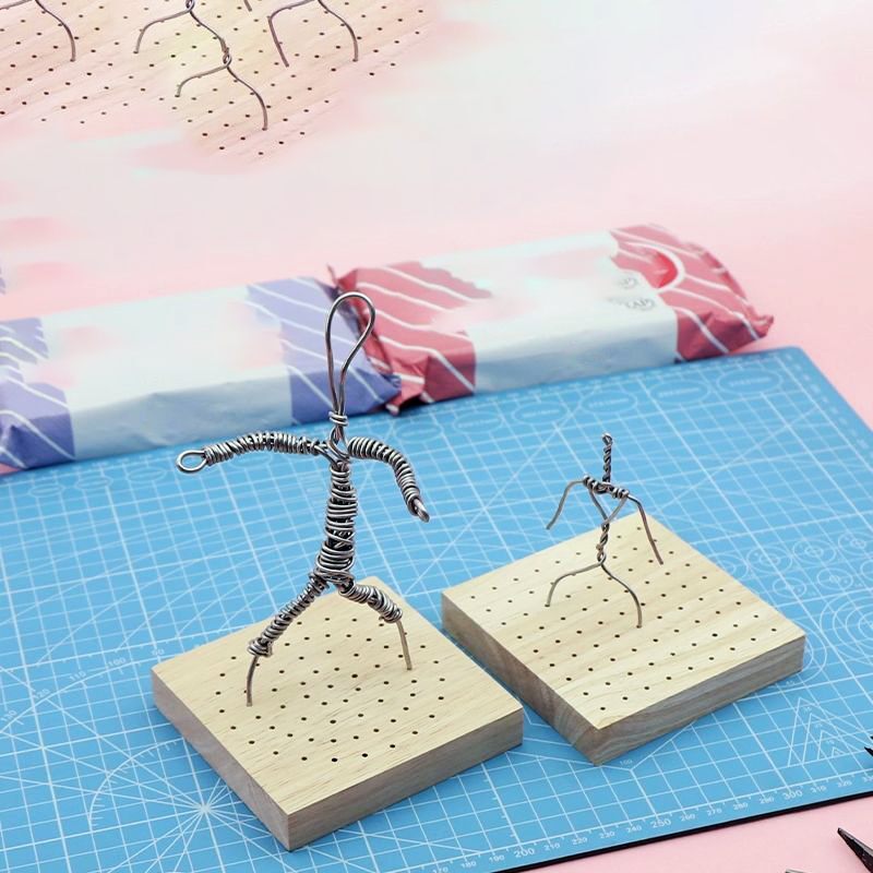 1-3mm Soft Clay Wax Skeleton Aluminum Wire DIY Sculpture Model Figure Stand