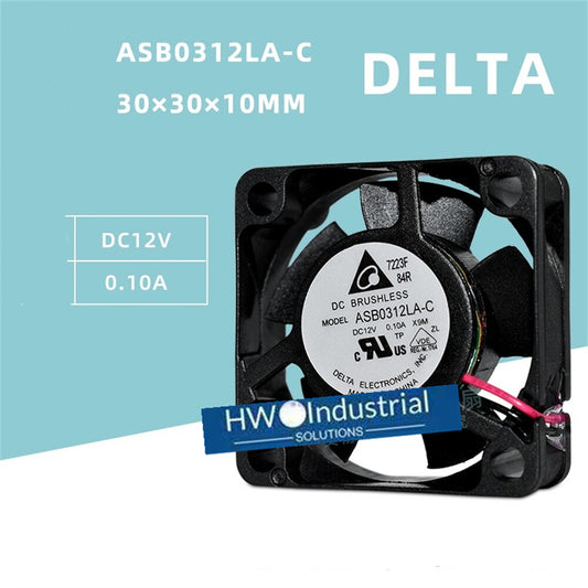 1/piece  ASB0312LA-C Delta 3010 DC12V 0.10A 3CM Cooling Fan