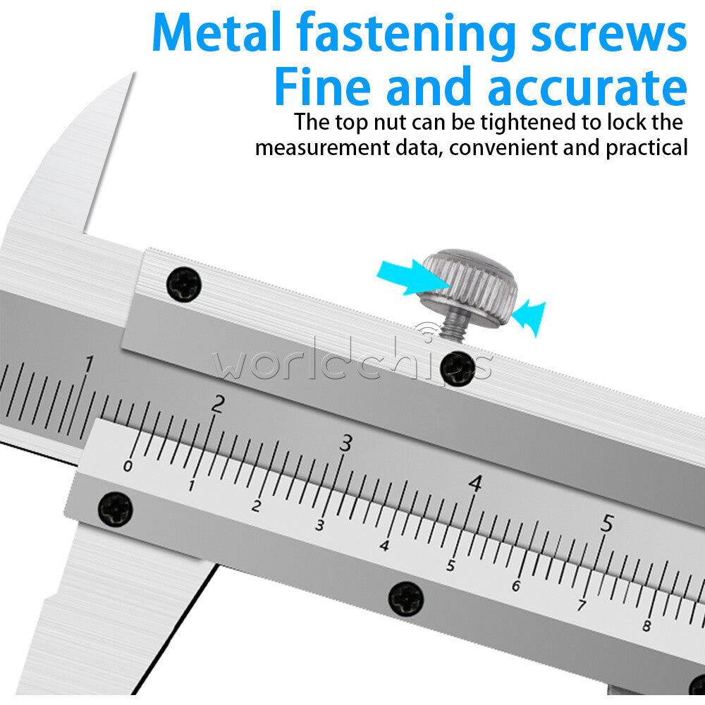 0.02mm Accuracy Vernier Caliper 0-150MM 0-200MM 0-300MM Vernier Measuring Tools