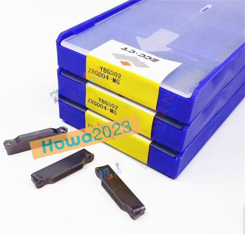 10Pcs/boxZCC.CT ZRGD04-MG YBG302 Carbide Inserts Grooving CNC Blade