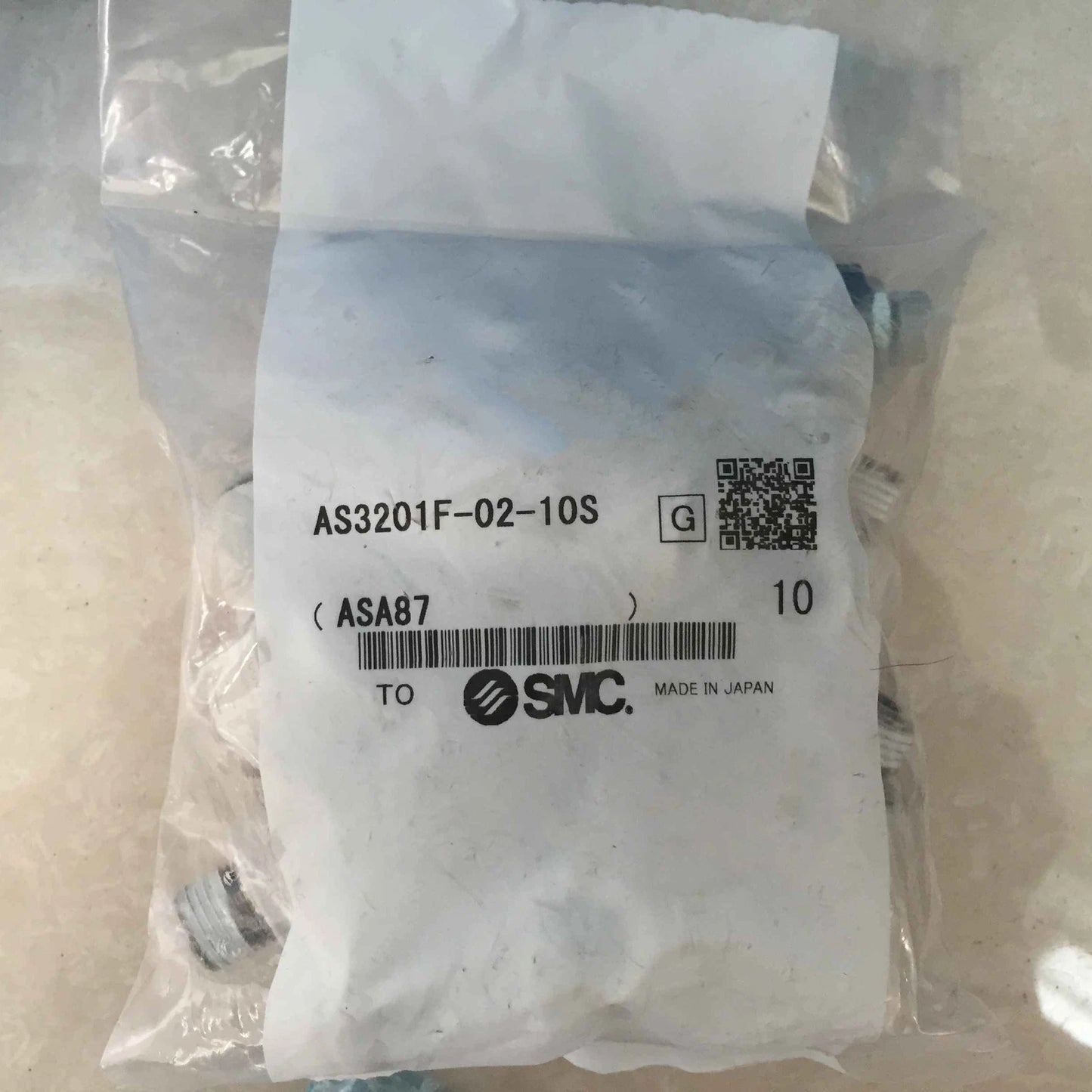 1Bag/10PC  SMC AS3201F-02-10S Throttle valve FREE SHIPPING #P