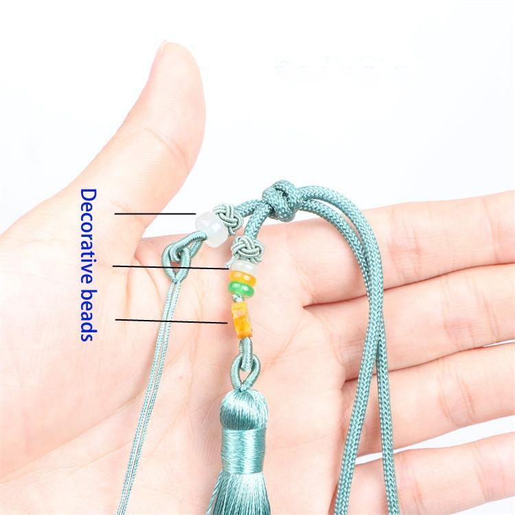5x Elegant Tassel String Bracelet Key Chain Decorative Lanyard Jewellery Kit