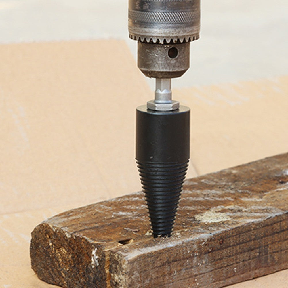 4pcs Firewood Log Splitter Drill Bits Screw Cone Driver for Power Drills