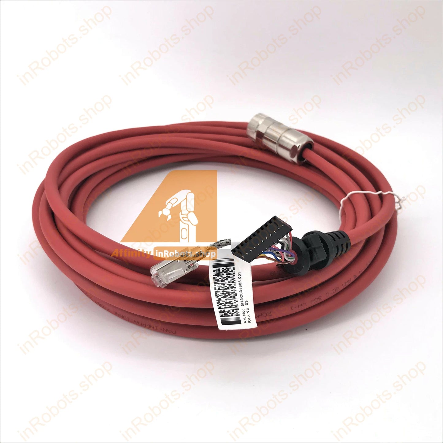 cable for ABB 3HAC031683-001 DSQC679 IRC5 Robot Teach Pendant , 10M #P