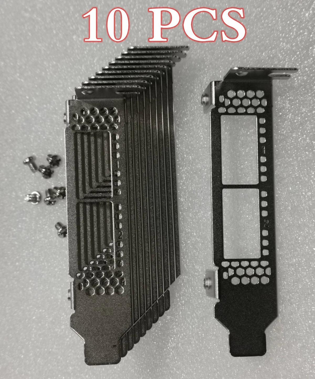 10pcs Low profile bracket for Mellanox MCX416A-BCAT MCX456A-BCAT MCX516A MCX556A
