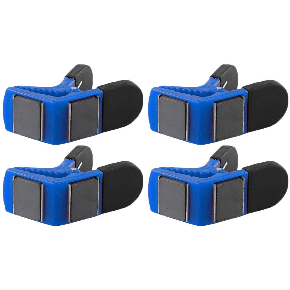 Set of 4 Magnetic Clips for Paint Brush Management in For Home and Workshop