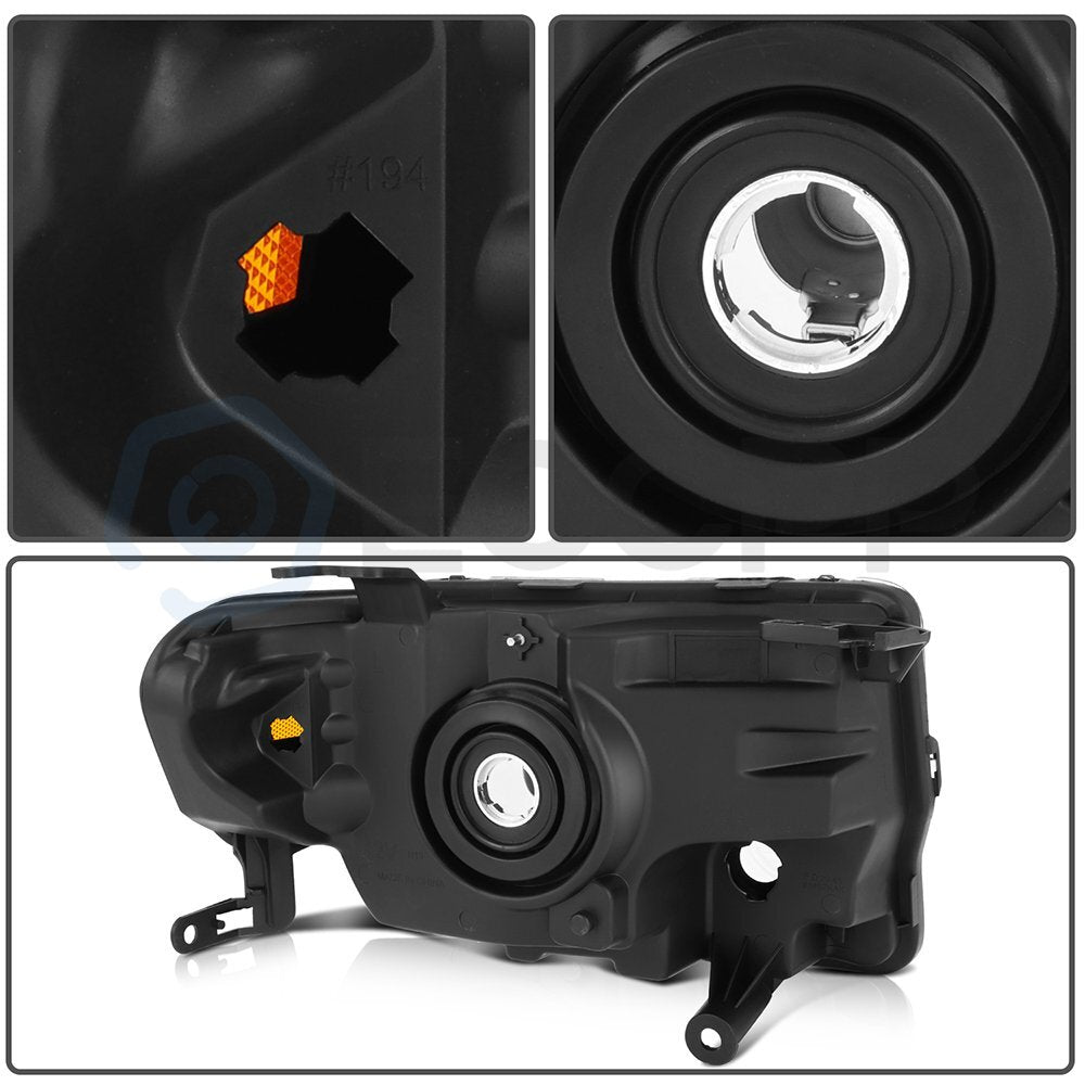 Fits 2008-2012 Ford Escape SUV Front Headlights Assembly Left + Right Sides Set