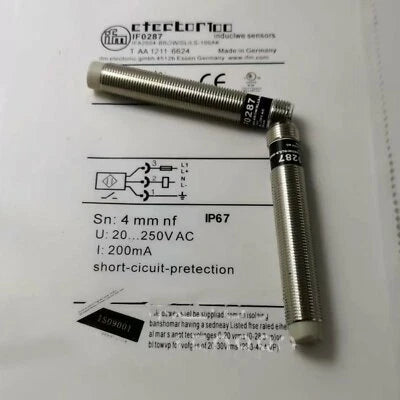 1PC  IFM IF0287 Proximity Switch Induction Sensor In Box Free Shipping