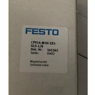1PC  Festo CPV14-M1H-2X3-GLS-1/8 161362 Solenoid Valve Expedited Shpping #P