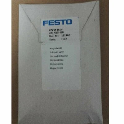1PC  Festo CPV14-M1H-2X3-GLS-1/8 161362 Solenoid Valve Expedited Shpping #P