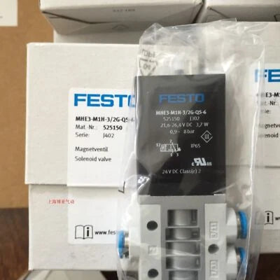 1PC Festo MHE3-M1H-3/2G-QS-6 525150 Solenoid Valve Free Shipping