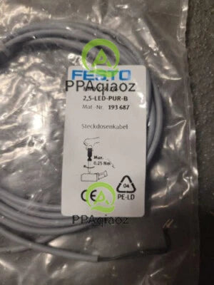 1PC  FESTO KMYZ-9-24-2,5-LED-PUR-B 193687 Cable Free Shipping