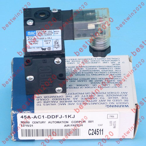 MAC 1PC  solenoid valve 45A-AC1-DDFJ-1KJ ONE Year Warranty