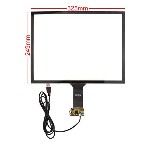 Capacitive Touch Screen 10 Points Touch 4:3+USB Controller Kit 15 inch 325*249mm