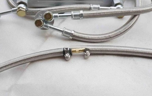 1X  Kit for GY6 100-150CC  125ml Oil Cooler Engine Oil Cooling Radiator System