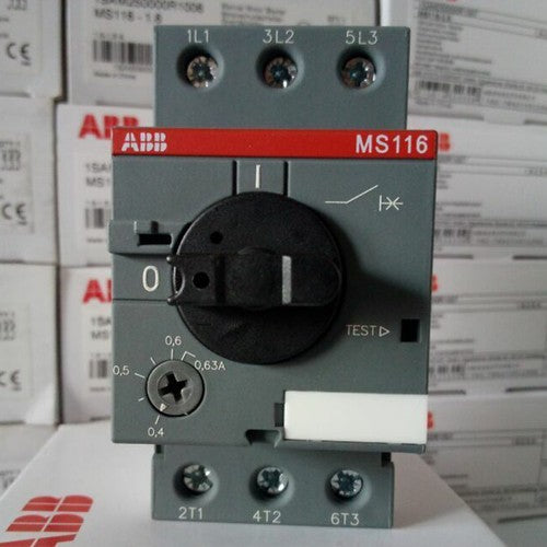 one  ABB MS116-0.63 0.4-0.63A Circuit Breaker Manual Motor Starter Free ship