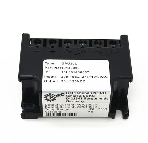 1PC Motor Brake Rectifier module  191410090 GPU20L AC200-275V DC90-125V
