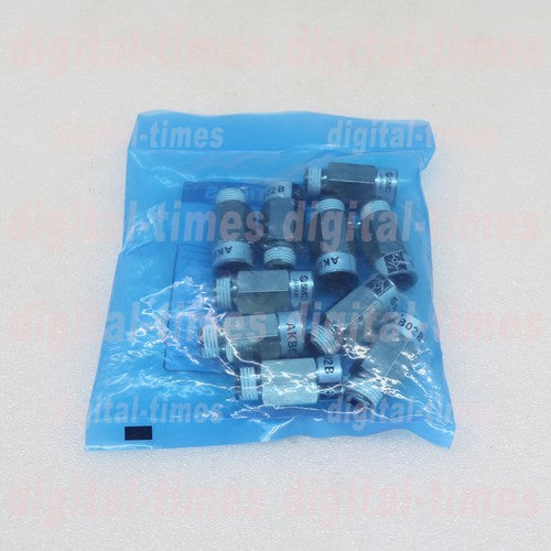 10PC  SMC Pneumatic check valve AKB02B-02S Quality assurance