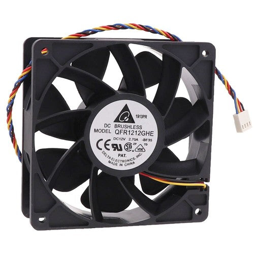 Delta QFR1212GHE High Speed GPU Cooling Fan 120X120X38mm DC12V 2.7A 4wires
