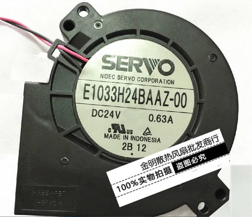 1PC  Blower Turbo Fan 9733 9CM E1033H24BAAZ-00 24V 0.63A