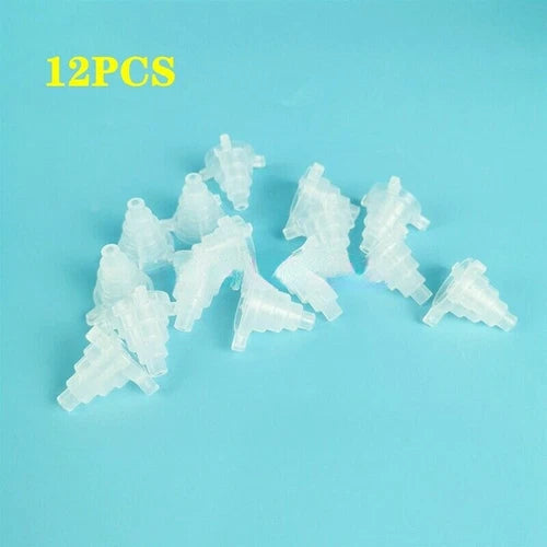 12PCS  1ml/3ml/6ml Cartridge Connector SPE Solid Phase Extraction Column Adapter
