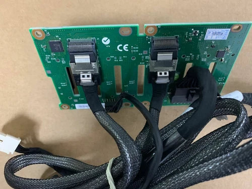 for IBM X3650 M4 8 Bay 2.5" HDD Hard Drive Backplane Board w/Cables 94Y7751