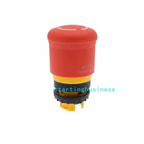 1 PCS M22-PVT M22-PVTQ  Rotary Reset Emergency Stop Switch Head