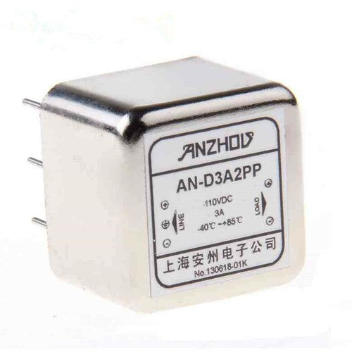 AN-D3A2PP DC PCB pin filter 3A 24VDC 110VDC DC filter