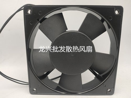 1 PCS Bi-sonic Fan 12P-115HB AC115V 12cm 2 wire aluminum frame cooling fan