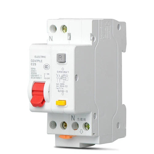 1PC  For   Air-Switch Circuit Breaker 1P+N 25A C-Type  DZ47PLE