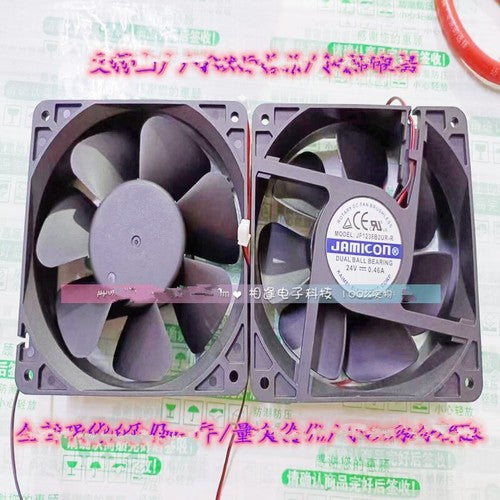 1 PCS JAMICON Fan JF1238B2UR-R DC24V 0.46A 12038 12cm 2 wire cooling fan