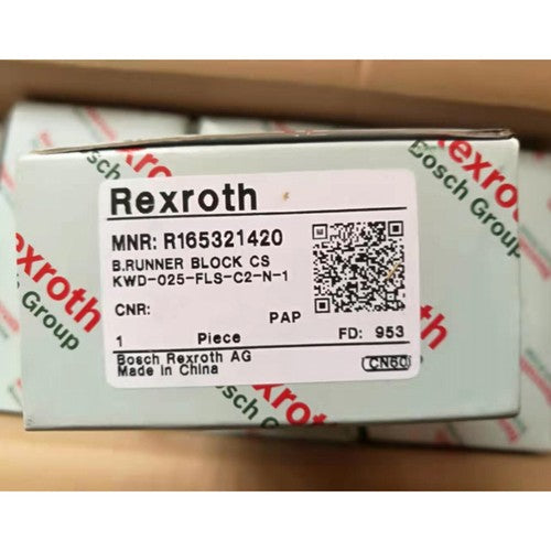 1pc  R165321420 REXROTH RUNNER BLOCK BALL BEARING Fast Delivery