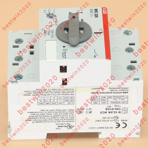 one  Abb MS325-12.5 9.0-12.5A MS325-12.5 ONE Year Warranty