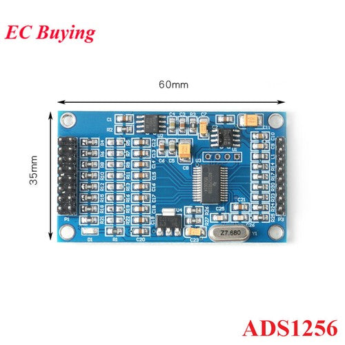 ADS1256 24 bit 8 Channel ADC Module High Precision ADS Collecting Data 5V SPI