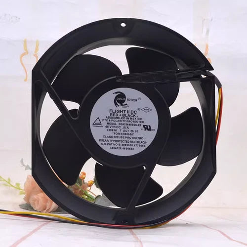 1 PCS    Fan  0.51A 17251 17CM 3 Pin Cooling fan DD523648B6C-E2 48V