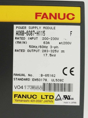 For FANUC A06B-6087-H115  Servo Amplifier Free Shipping