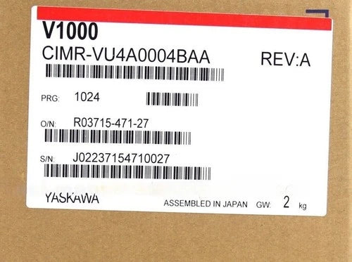 CIMR-VU4A0004BAA  Yaskawa CIMRVU4A0004BAA Inverter