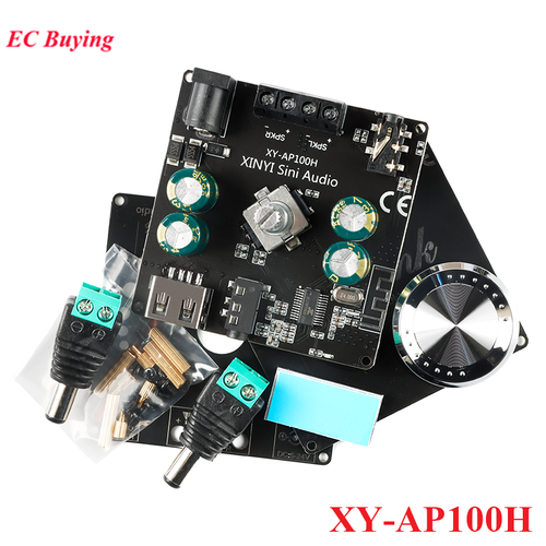 AP100L AP100H 100W Power Stereo Amplifier Board Bluetooth 5.0 AUX Digital Amp