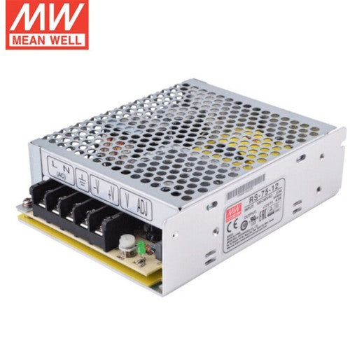 Mean Well RS-75 DC switching power supply 3.3/5/12/15/48V monitoring NES 1/5/15A