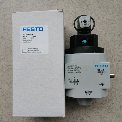 Festo HEE-D-MIDI-24 172959 Valve Fast Shipping #P