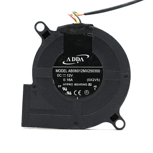 1PC  BenQ Acer 1210 projector fan.  AB06012MX250300 12V 0.22A