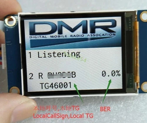 1X  for, MMDVM Hotspot Callsign Module Raspberry pi 2.2" inch LCD Display