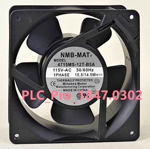 1PCS   AC115V 15.5/14.5W 120X120X38MM  4715MS-12T-B5A cooling fan
