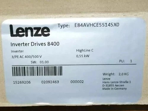 1 PC E84AVHCE5514SX0  LENZE E84AVHCE5514SX0 INVERTER